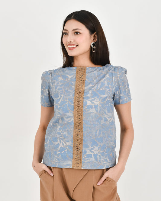 BAYO Tops CHERYL Top XS / Blue