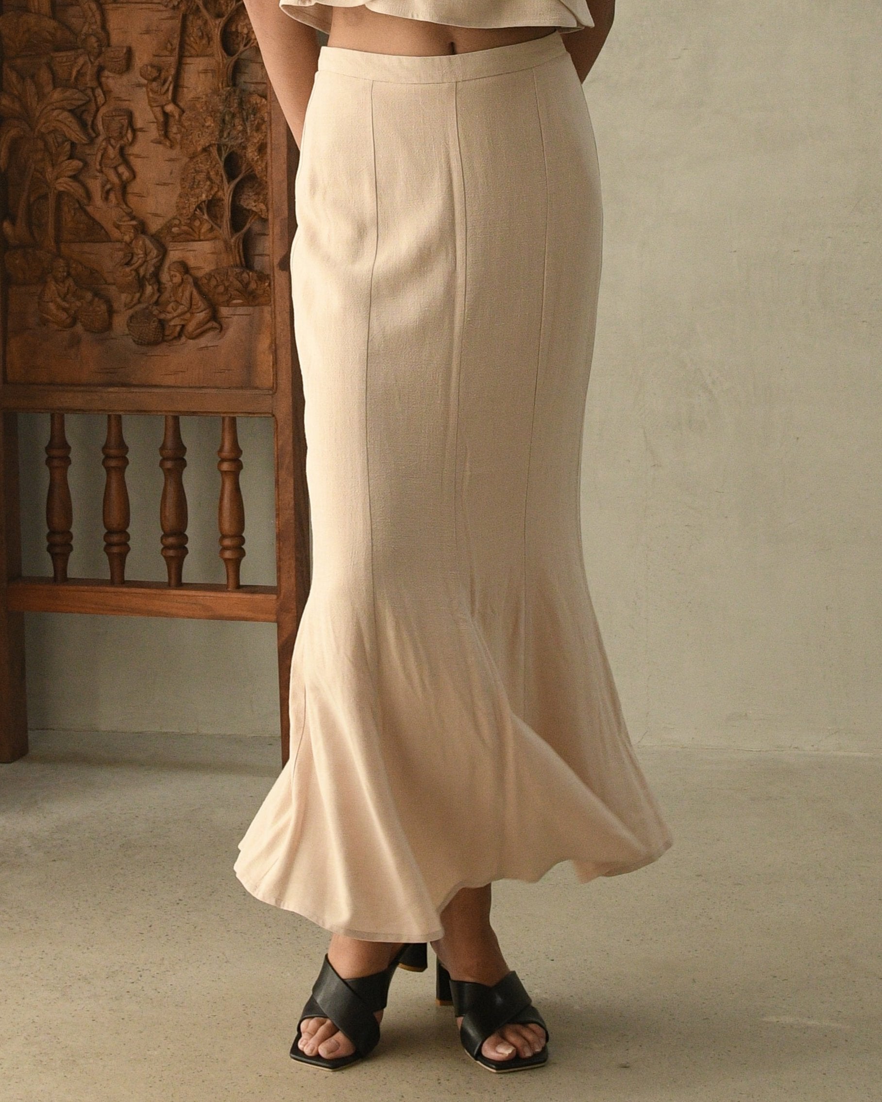 Bayo x Ella Bottoms ERYS Skirt XS / Beige Bayo x Ella Bottoms ERYS Skirt XS / Beige