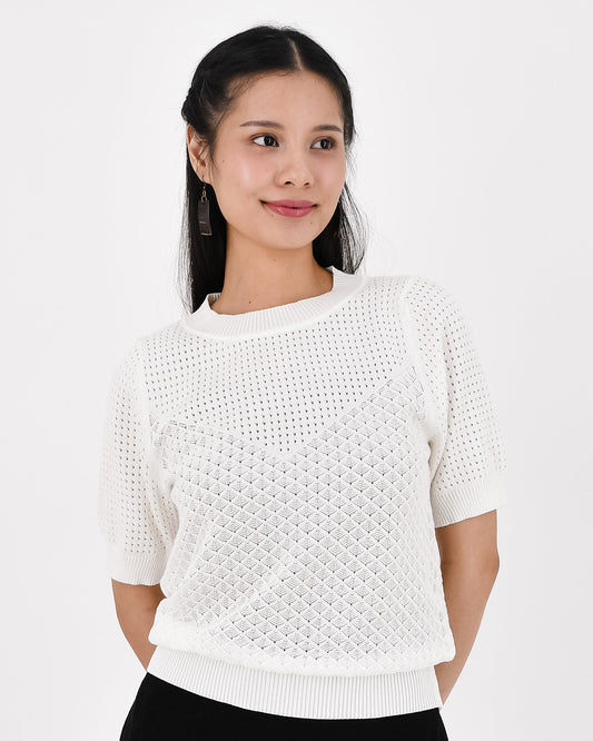 UNICA Tops LALAINE Top Off White / XS