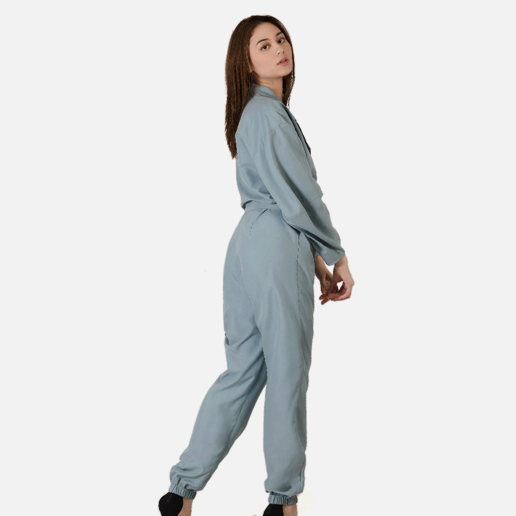 BAYO New Basics DAMIYAH Collared Jumpsuit BAYO New Basics DAMIYAH Collared Jumpsuit