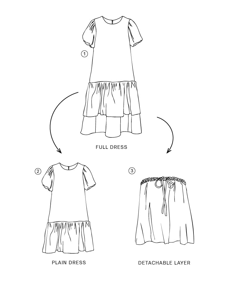 BAYO Dresses DESIREE Detachable Multi-Way Dress