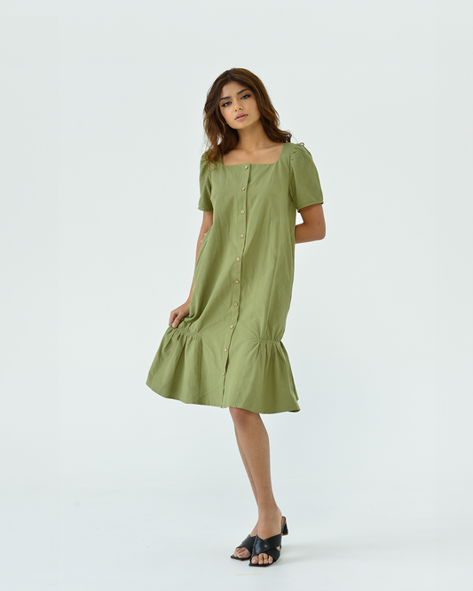 BAYO Dresses PALLAS Dress XS / Green