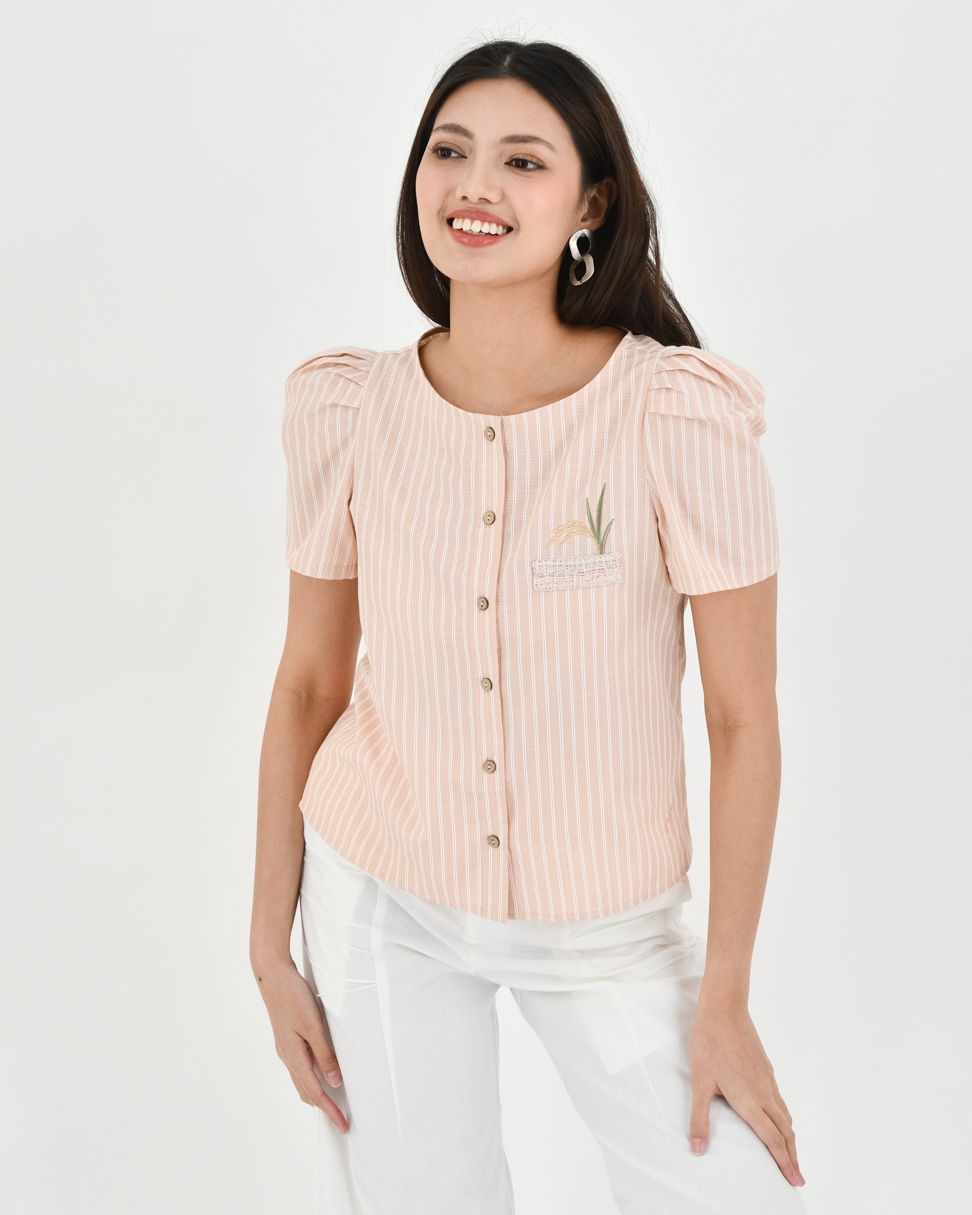 BAYO Tops BOZENA Top XS / Light Peach