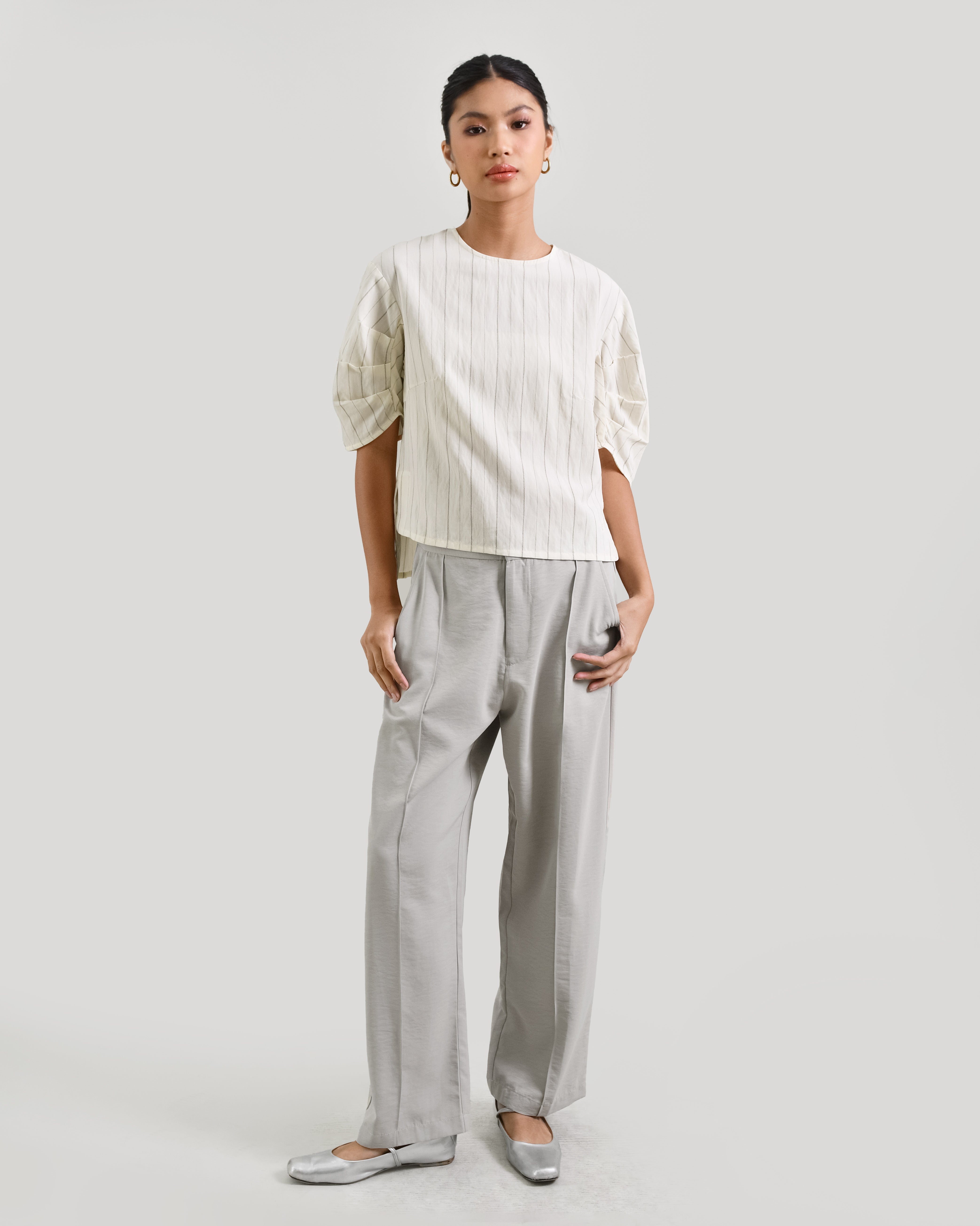 BAYO Tops FLANNA Top