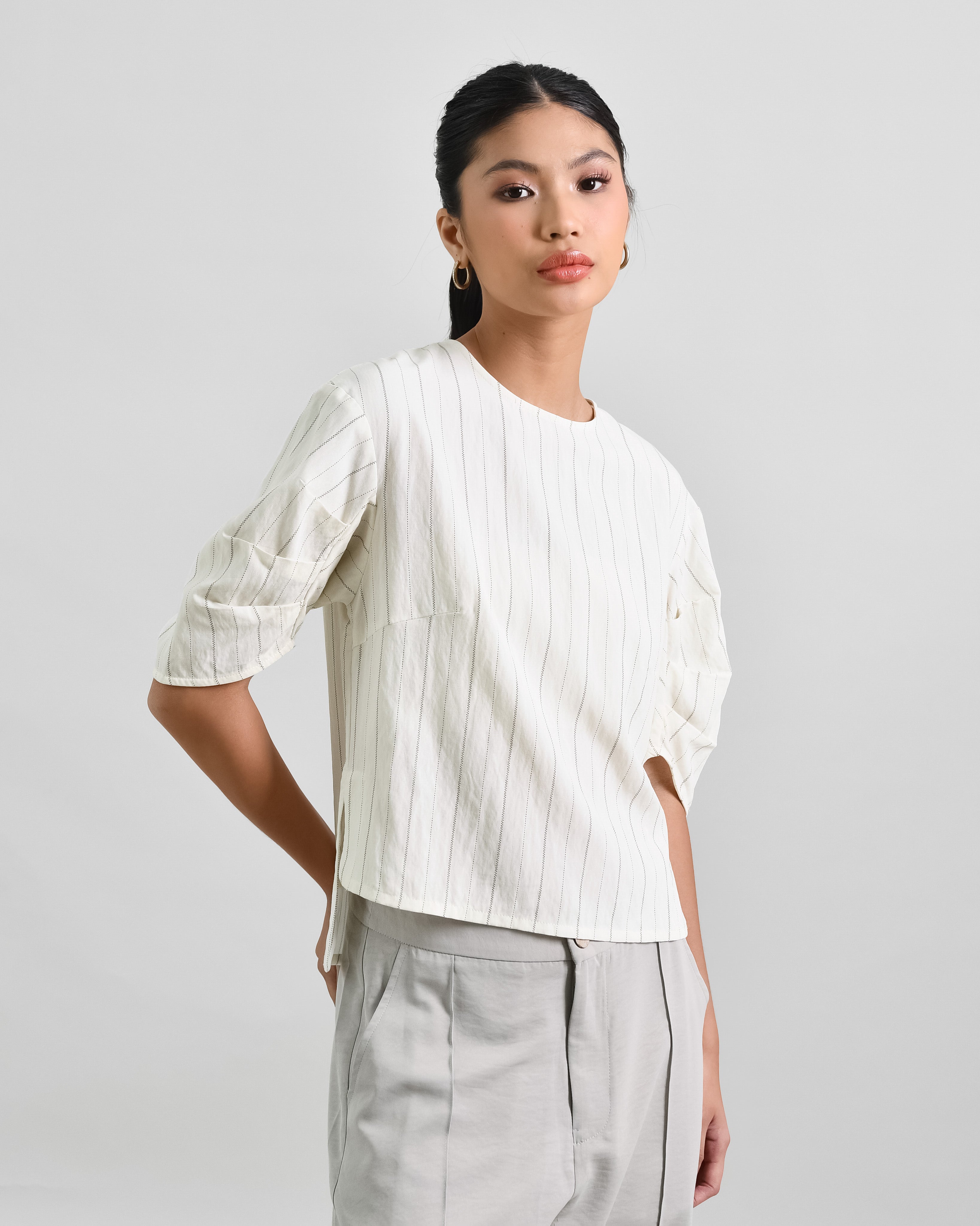 BAYO Tops FLANNA Top