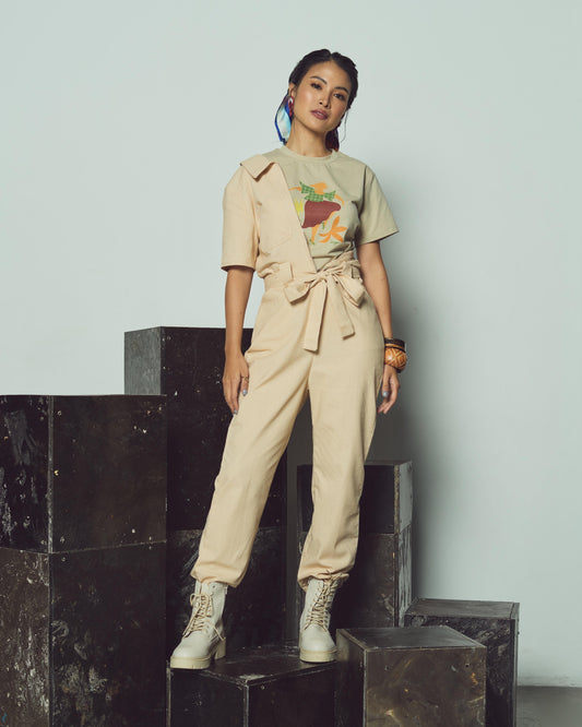 BAYO x AYA Rompers & Jumpsuits RIDLEY Jumpsuit XS / Light Beige