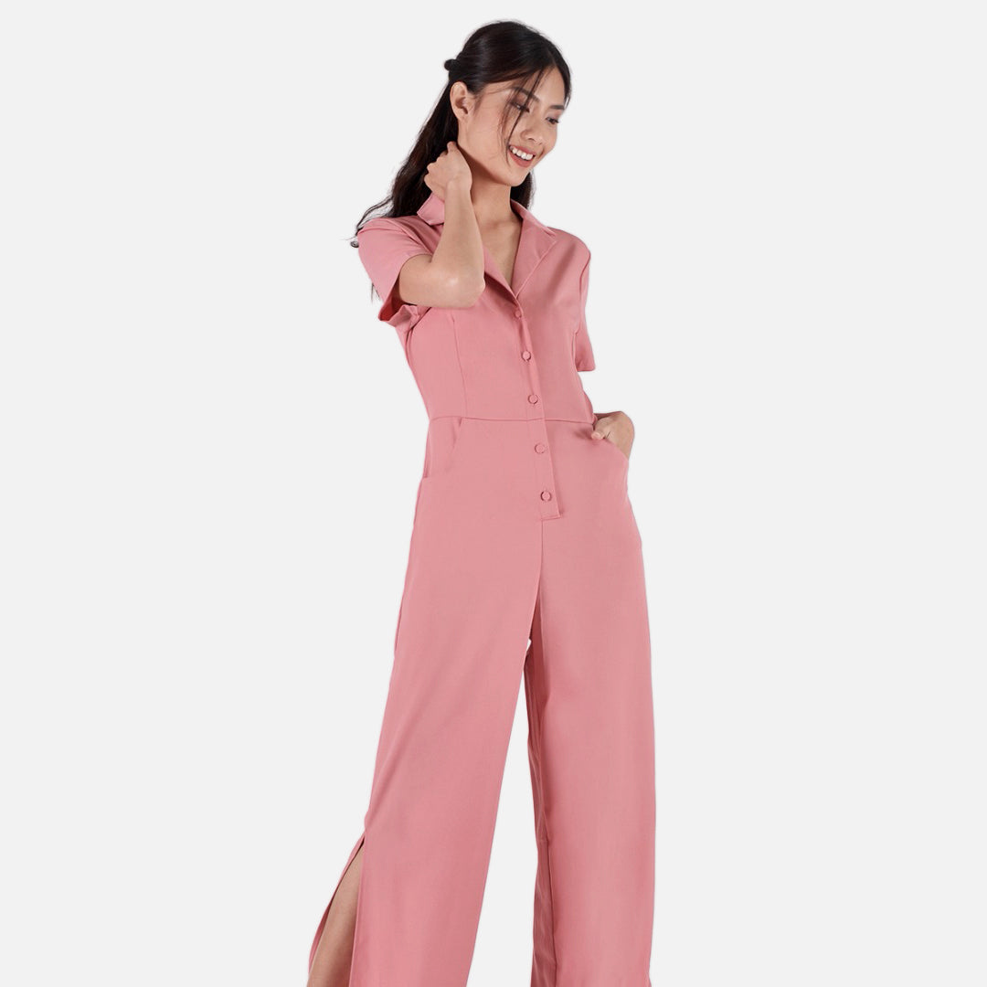 BAYO Rompers & Jumpsuits WAKISHA Collared Jumpsuit