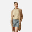 BAYO Tops YIVANNA Knit Cardigan S / Beige
