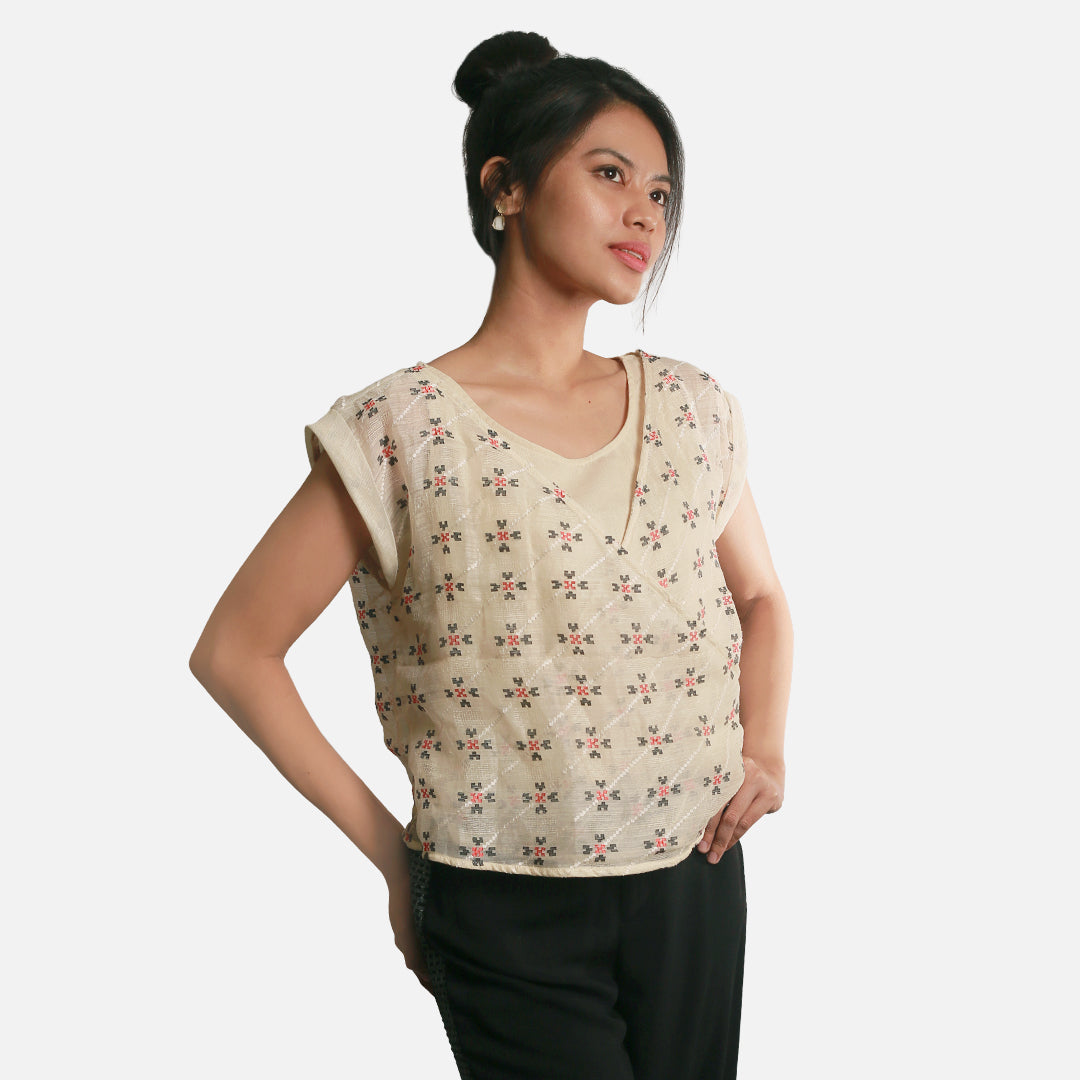 BAYO x HABI Tops (PRE-ORDER) 6-in-1 RAMIA Handwoven Filipiniana Top